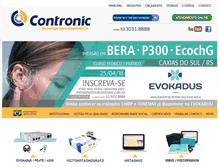 Tablet Screenshot of contronic.com.br